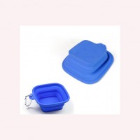 Eco-friendly Colorful customized logo foldable lunchbox