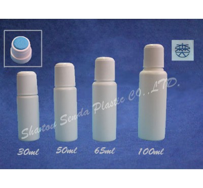 Shantou factory manufacturer with sponge applicator liniment plastic bottle