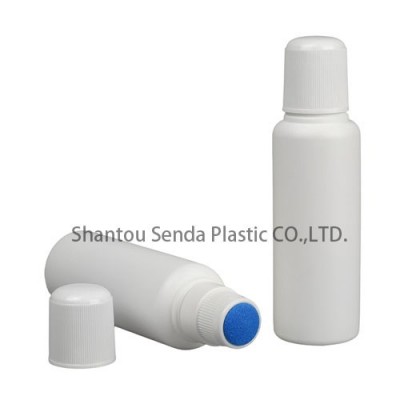 Plastic Bottles with Sponge Applicator PP,50ml plastic bottles with sponge applicator